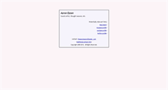 Desktop Screenshot of aaroneason.com